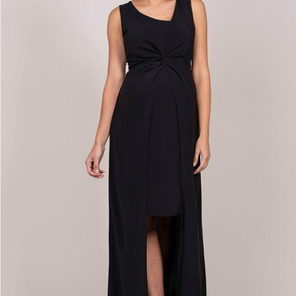 Elegant Seraphine Black Maternity Dress